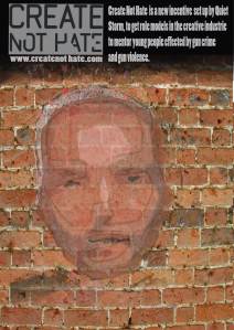 Advert for Create not hate