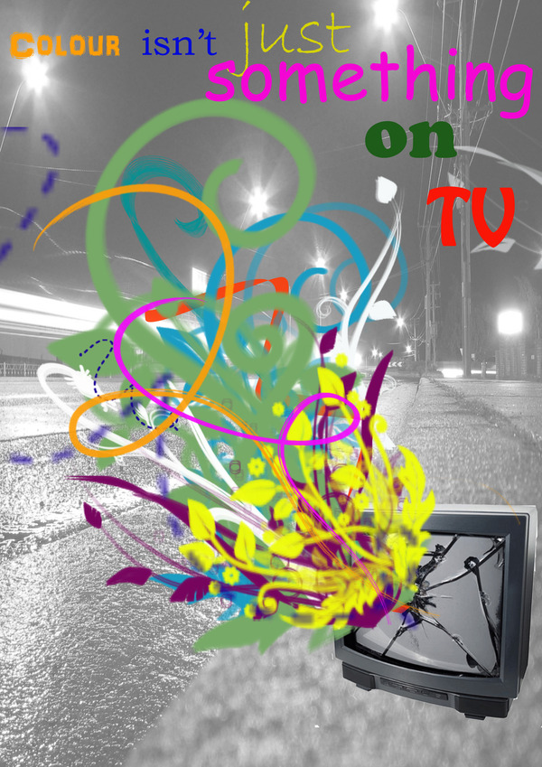 Colour on tv